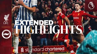 Extended Highlights Gakpo amp Salah Score in Anfield Comeback Liverpool 21 Brighton [upl. by Emina498]