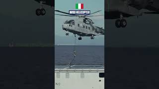 How NH90 Helicopter Supports Italian Marines Conduct a Boarding Exercise onto Italian Ship [upl. by Elie932]