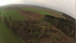 Flug auf einem Feld bei Attenhofen [upl. by Vincenz]