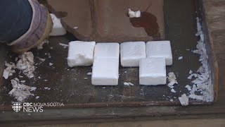 Historic building moved with the help of 700 bars of soap [upl. by Ahsinut]