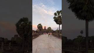 Sunset at Ankor Wat cambodia AnkorWat travel lullabytrips [upl. by Naes]