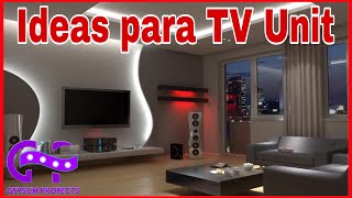 Ideas para hacer mueble para TV en Gypsum Board [upl. by Annairdua]