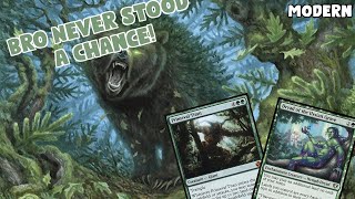 Bro Never Stood a Chance  Optimal Amulet Titan  Modern Challenge  MTGO [upl. by Oicelem]