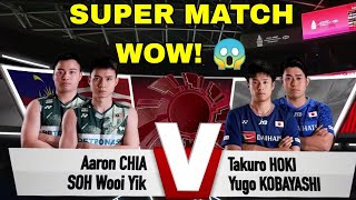 WORLD TOUR FINAL  Aron ChiaSoh Wooi Yik vs HokiKobayashi  AMAZING MATCH [upl. by Anaibaf]