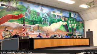 August 13th City Council Meeting [upl. by O'Grady]