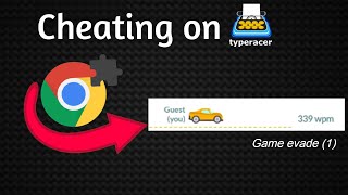 I made an extension that cheats on Typeracer [upl. by Norean]