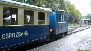 Nostalgiefahrt Zugspitzbahn Oktober 2012 Zahnradbahn [upl. by Lleksah]