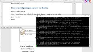 5 Zimbra 8 Mail Multi Server Install Mailbox Zimbra Part 1 [upl. by Ellie]