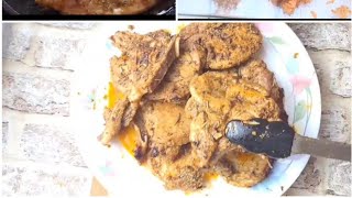 Pan fried pork chops mouthwatery and juiciest pork chops [upl. by Nivk]