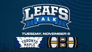 Maple Leafs vs Bruins LIVE Post Game Reaction  Leafs Talk [upl. by Corvin]