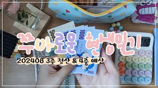 EP7 4인가족 일주일 54000원으로 도전｜202408 3주정산 4주예산｜현생25일차 [upl. by Dave]