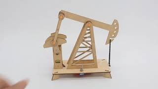 How do Nodding Donkey Oil Pumps Work [upl. by Arbed]