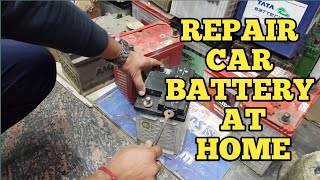 How to Repair Car Battery at Home Repair of Car Battery in hindi [upl. by Sy]