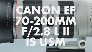 Lens Data  Canon EF 70200mm f28 L II IS USM Review [upl. by Artemla]