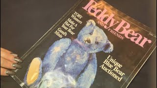 ASMR  Looking at 1994 Teddy bear magazine [upl. by Anaderol98]