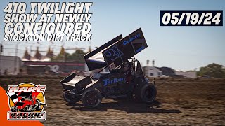 410 Sprint Cars NARC Twilight Show  Newly Configured Stockton Dirt Track  Full Event Coverage [upl. by Willetta]