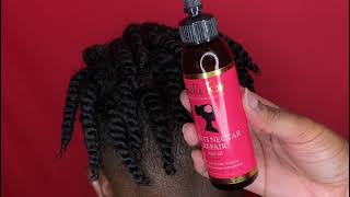 How To Two Strand Twist  Using Camille Rose Moisture Butter amp Growth Oil [upl. by Elisa]