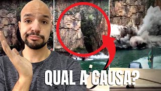 O que ocorreu em Capitólio Entenda o desmoronamento da rocha no lago de Furnas  Ricardo Marcílio [upl. by Ardussi]