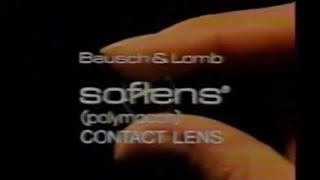 Bausch amp Lomb Soflens Commercial 1977 [upl. by Idelson]