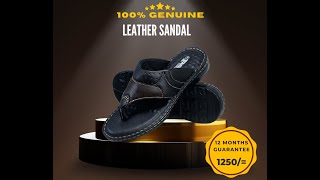 Leather Sandal for Men [upl. by Ahsiaa737]