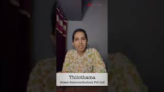 Thilothama O  Student Placement Testimonial  VLSI Design  aiit institute [upl. by Gabbert]