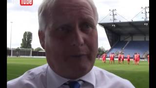 Bury FC Kevin Blackwell on Oxford [upl. by Moberg]