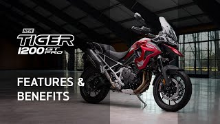 2024 Triumph Tiger 1200 GT Pro  Features and Benefits [upl. by Enneiluj]