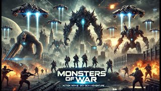 Monsters of War  Full Movie  Action Sci Fi Adventure  HD [upl. by Maurita]