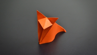 Origami Simple Fox  Instructions in English BR [upl. by Sello645]