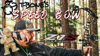 Tbones SPEED BOW Z1S Hunting Setup [upl. by Atiuqcir]