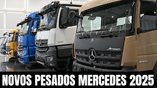 MERCEDES APRESENTA NOVOS CAMINHÕES  PRÉFENATRAN [upl. by Opiak]