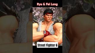 STREET FIGHTER 6 RYU amp FEI LONG creations capcom streetfighter6 sf6 [upl. by Marybelle672]