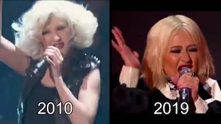 Christina Aguilera  Fighter Live 2010 X 2019 [upl. by Vastha]