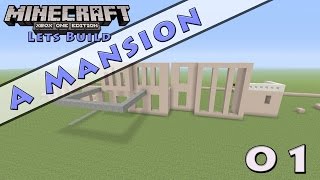 Minecraft  Lets Build A Mansion  E1 [upl. by Timon]