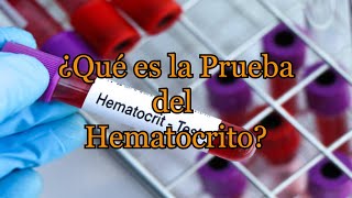 ¿Qué es la Prueba del Hematocrito [upl. by Zoubek704]