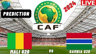 Mali vs Gambia CAF U20 Africa Nations Cup 2025 Qualification WAFU A Match Countdown Liberia [upl. by Ahcsat]