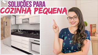 8 SOLUÇÕES para COZINHA PEQUENA  Mariana Cabral [upl. by Dloreg]