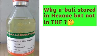 Why nButyllithium is stored in a Hexane 😱ResearcherOrganicchemist [upl. by Broddy]