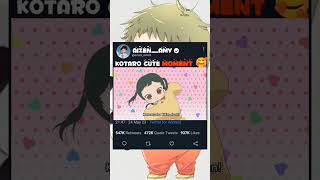 Cute Introduction 🥰❤🥀 cutebaby cute baby babysitter anime shorts kotaro fyp [upl. by Namijneb]