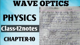 Constructive Interference 📚 Class12notes 🔥 Physics 💯 CHAPTER10 🙂 [upl. by Enrika447]