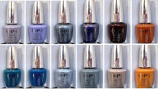 OPI Infinite Shine  Muse of Milan Collection LIVE SWATCH on REAL NAILS [upl. by Atteiluj]