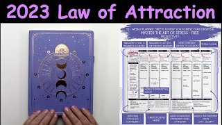 Early Arrival 2023 Law of Attraction Planner Date Book Flip Through amp How To at Sugar Hiccups [upl. by Javier76]