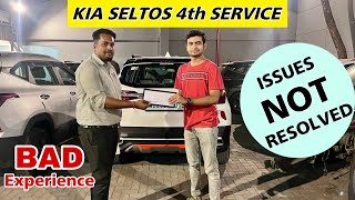 Kia Seltos 20000 Kms 4th Service Very BAD Experience  Must Watch [upl. by Ggerc]