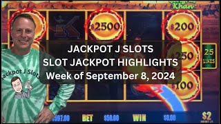 SLOT JACKPOT HIGHLIGHTS  week of September 8 2024 [upl. by Icat823]