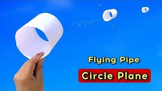 How to make a circle paper Airplane  Ver professional [upl. by Aratahc368]