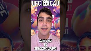 UFC Macau  Ozzy Diaz vs Mingyang Zhang [upl. by Kyle]