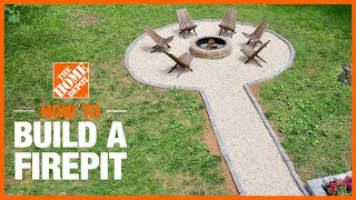 DIY Fire Pit Seating  The Home Depot [upl. by Hoxsie504]