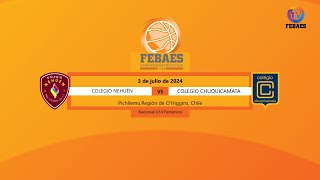 Colegio Nehuén vs Colegio Chuquicamata  Nacional U14 Femenino  Pichilemu Chile 2024 [upl. by Ribaj721]