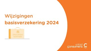 Wijzigingen basisverzekering 2024 [upl. by Ayidan]