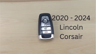 How To Replace Lincoln Corsair Remote Battery 2020  2024 [upl. by Nikolia]